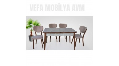 HİGH GLOSS KELEBEK MASA TAKIMI